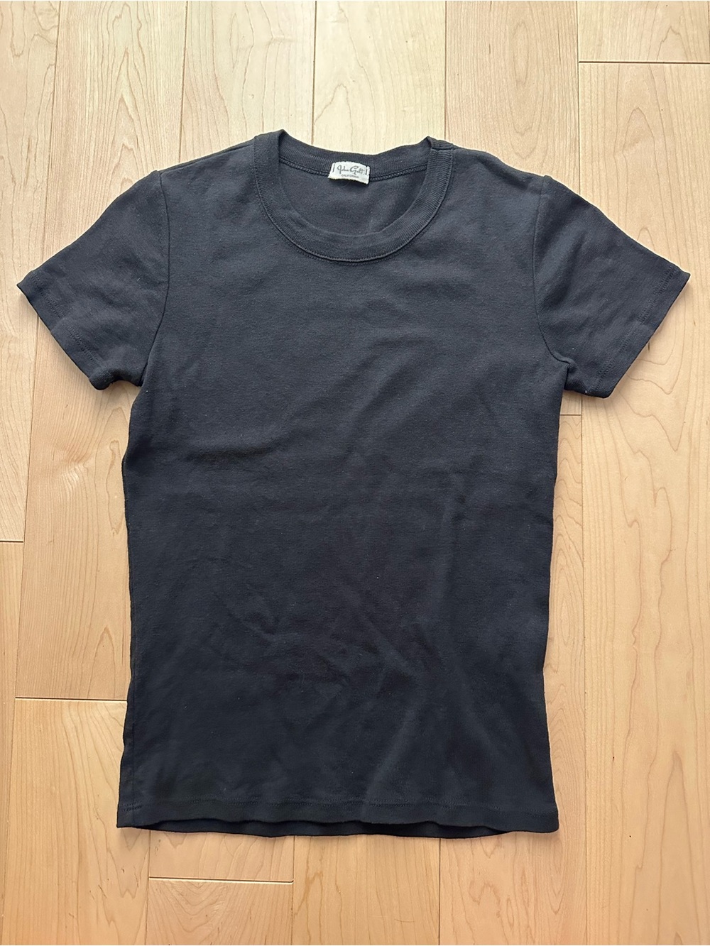 Brandy Melville Black Short Sleeve Crew Tee